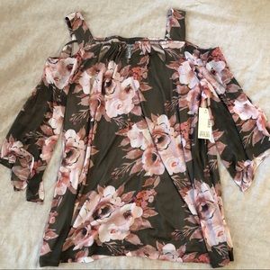 Catherine’s Cold Shoulder Floral Top